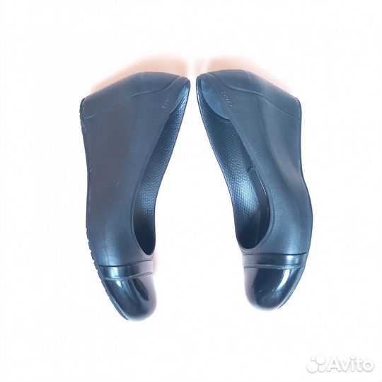 Туфли Crocs 35 p черные(маломерят на размер)