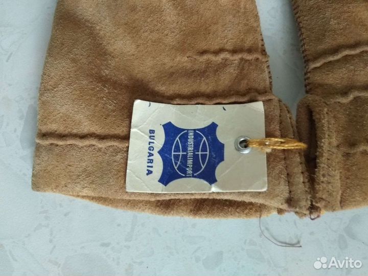 Перчатки женские новые замша