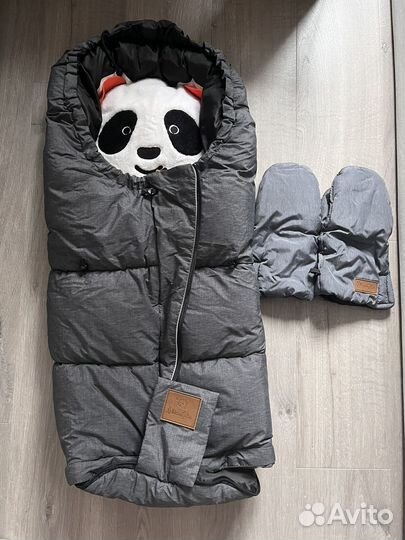 Зимний конверт в коляску mansita