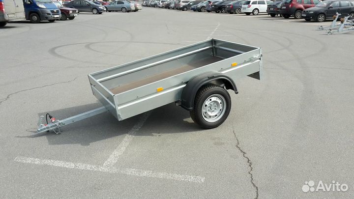 М., Прицеп легковой сз-00 с рессорами. оцинкован