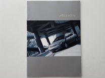 Дилерский каталог Toyota Allion 2001 Япония