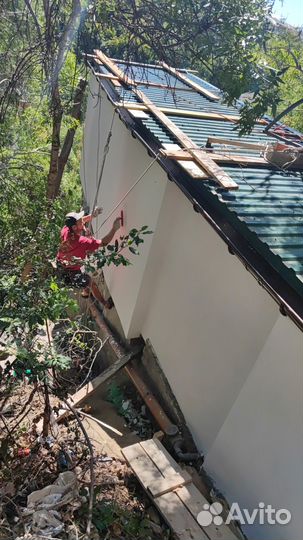 Черноморское высотные работы. утепление фасадов