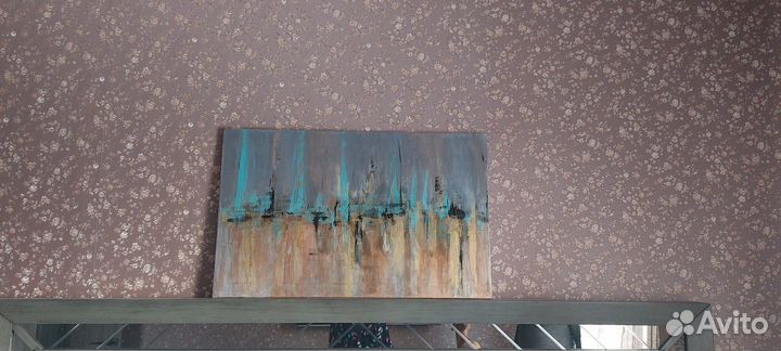 Картина акрил абстракция