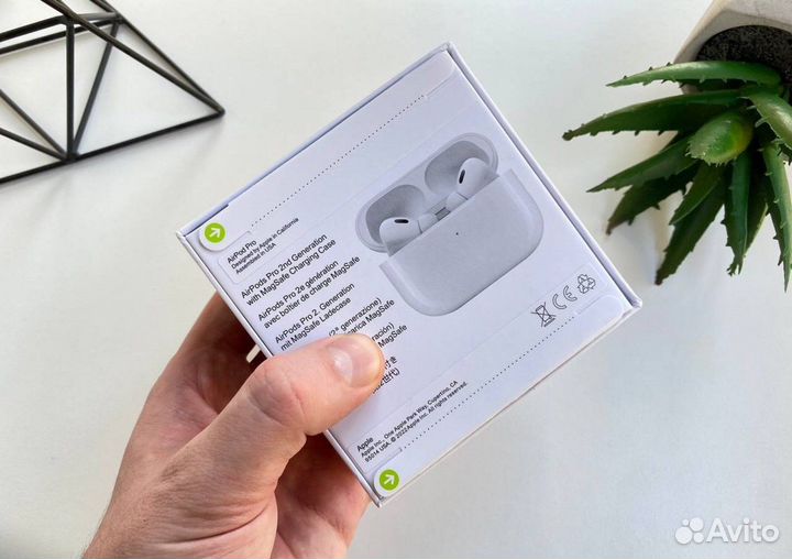 Airpods pro 2 gen airoha/premium/шумоподав.+чехол