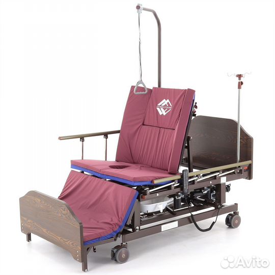 Кровать медицинская с пу для лежачих электро