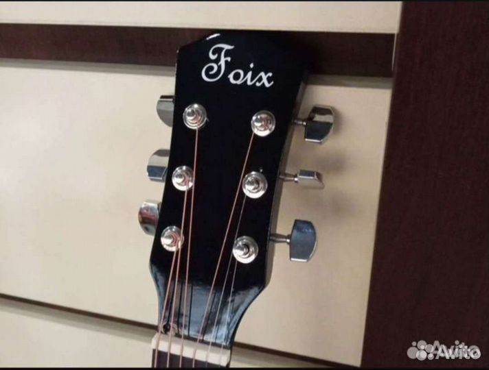 Гитары Foix Чёрная Акустика, струны металл