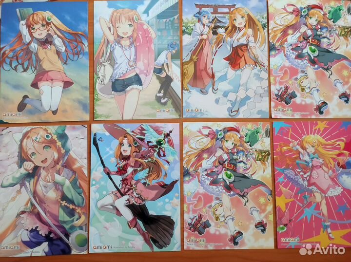 Аниме открытки Amiami