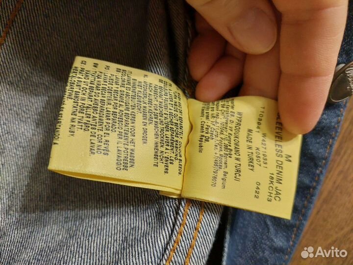 Жилетка джинсовая wrangler оригинал