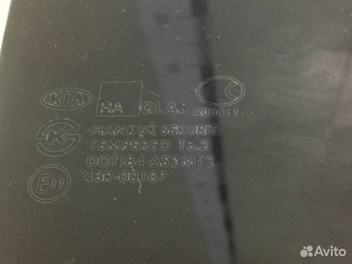 Стекло двери задней правой Kia Spectra 2001-2011