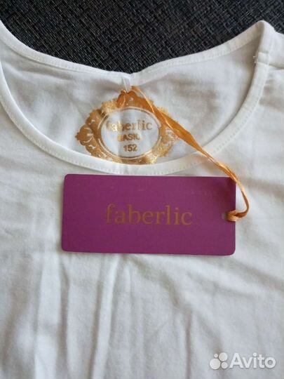 Блузка белая для девочек 152