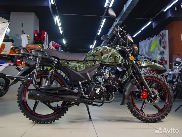 Мопед альфа rockot alpha offroad M 12 камуфляж