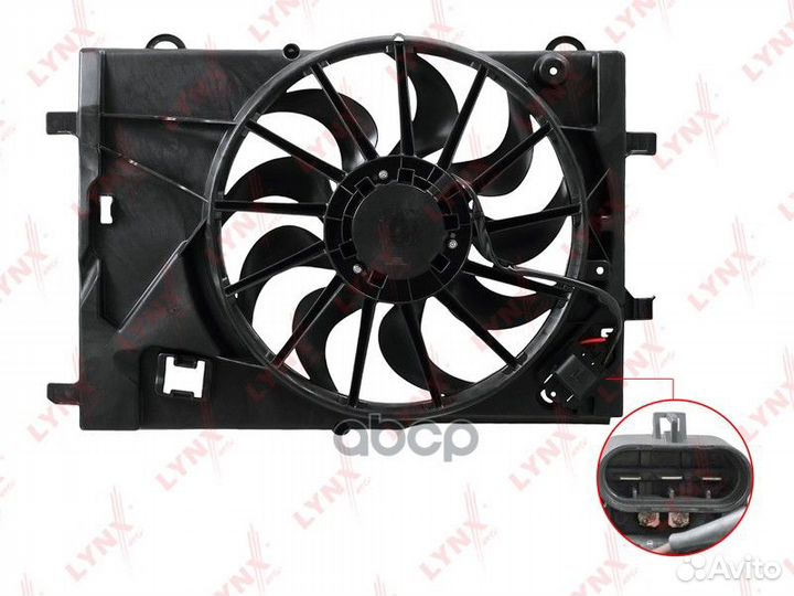 Вентилятор радиатора с кожухом LFK