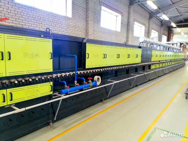 Печь для моллирования стекла туннельная Pujol