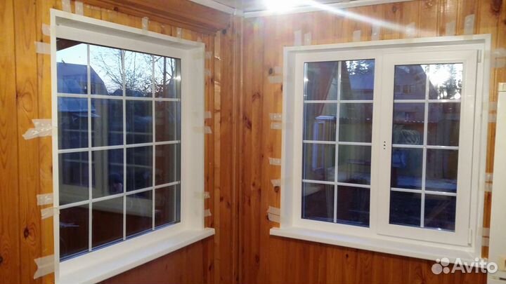 Окна с раскладкой (шпросами)