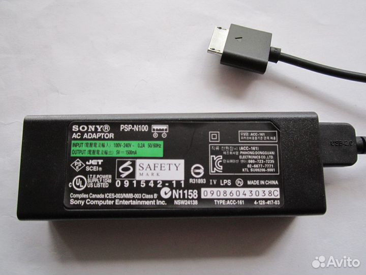 Зарядное устройство для приставки sony PSP GO