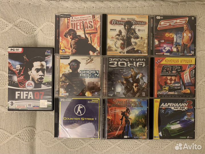 Лицензионные компьютерные игры на дисках для пк