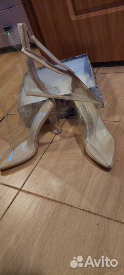 Ботильоны летние прозрачные