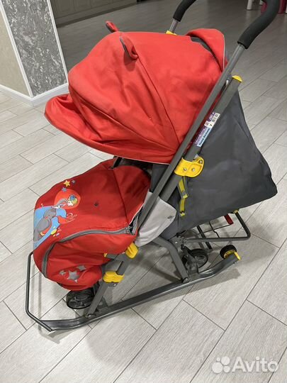 Санки коляска ника 7