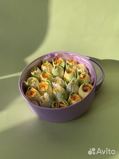 Съедобные цветы, зефирный букет, зефир, тюльпаны