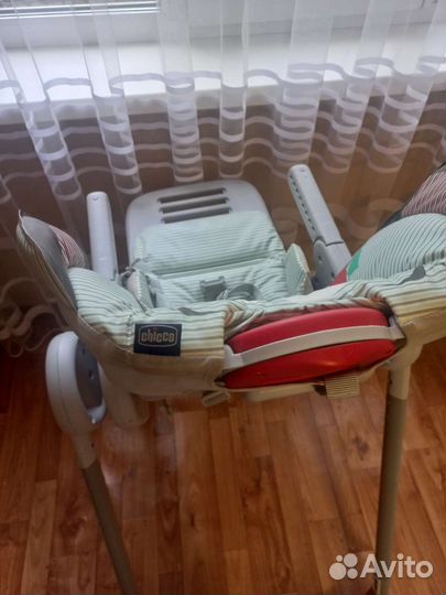 Стульчик для кормления chicco polly