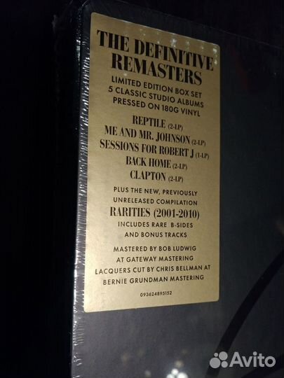 Eric Clapton Complete Reprise Studio Albums