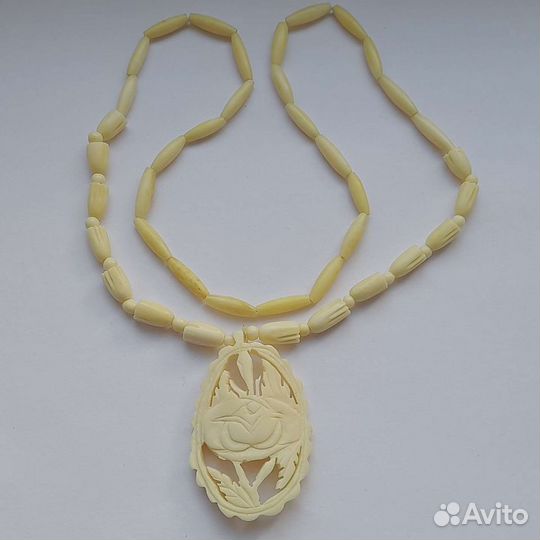 Старинные бусы колье