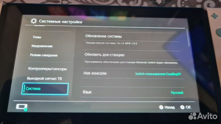 Nintendo Switch Rev.1 прошитая 32Gb + 128Gb MicroS