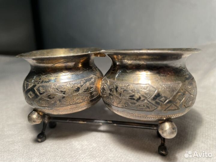 Антикварная солонка. 1890г