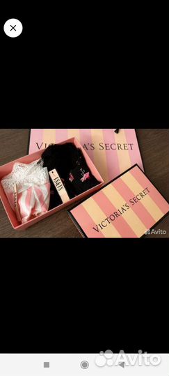 Трусы victoria secret с фламинго