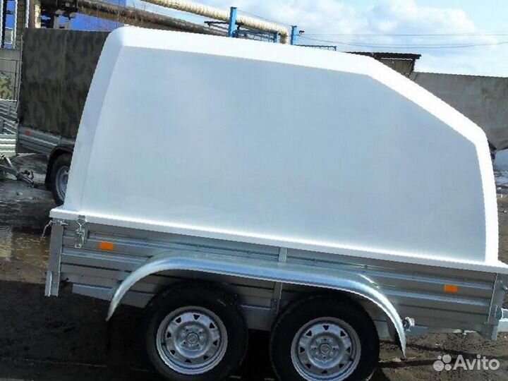 Прицеп 30.022 двухосный. С крышкой Н1360мм