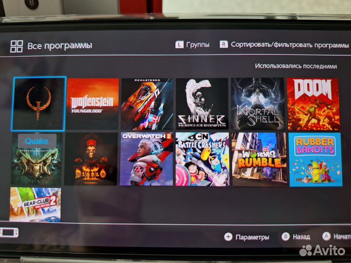 Новая Nintendo switch oled + игры и аксессуары