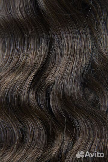 Волосы натуральные на заколках, на трессе