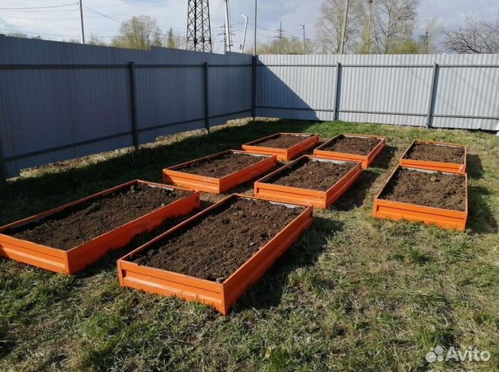 Грядка оцинкованная 1м х 3м х 22см