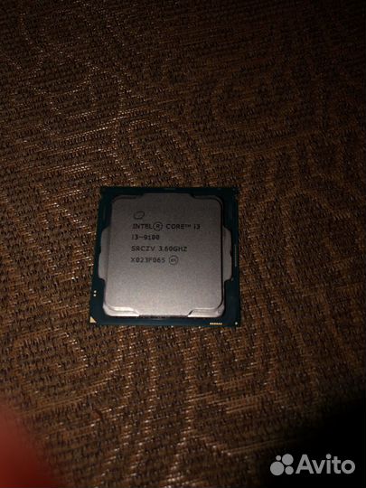 Процессор intel core i3 9100