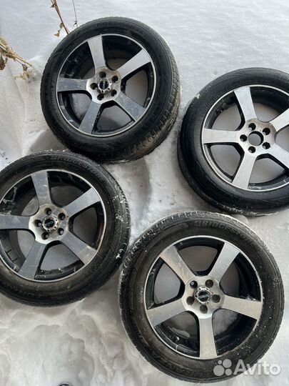 Колеса(5х100) R16 Bridgestone лето