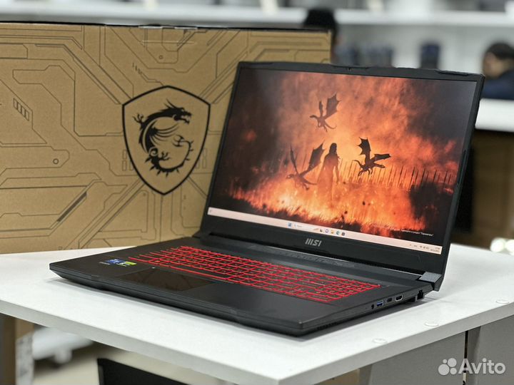 Игровой ноутбук новый msi i5-11260h rtx 3050 озу16