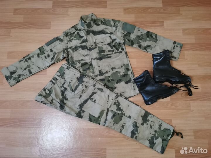 Военная форма мох летняя, берцы