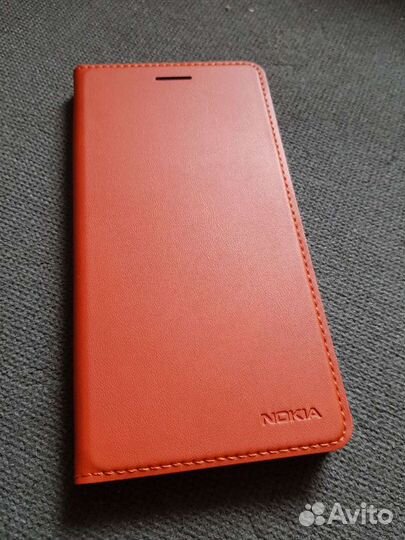 Original Чехол Slim Flip Cover для Nokia 6 Brown
