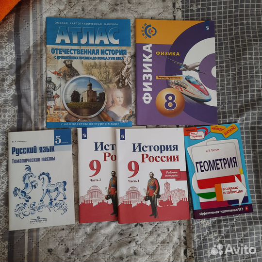 Рабочие тетради,атлас