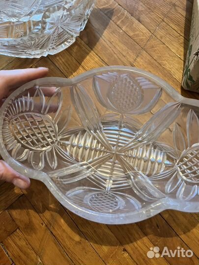 Хрустальный салатник