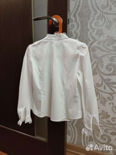 Блузка школьная для девочки 122 см