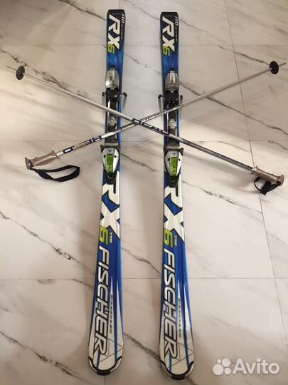 Горные лыжи комплект 43 размер
