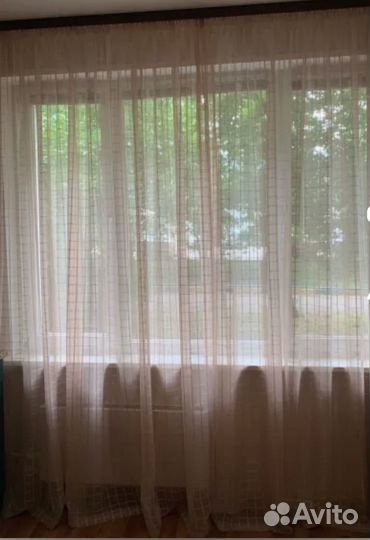 Тюль штора Дрезден вуаль длина 300*270 (3 шт)