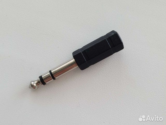 Переходник 6.3 mm jack - 3.5 mm jack