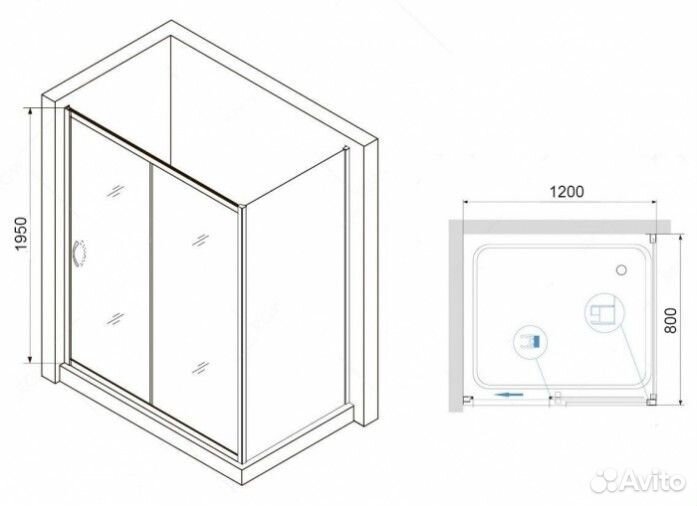 Душевой уголок RGW Passage PA-76B 120x80