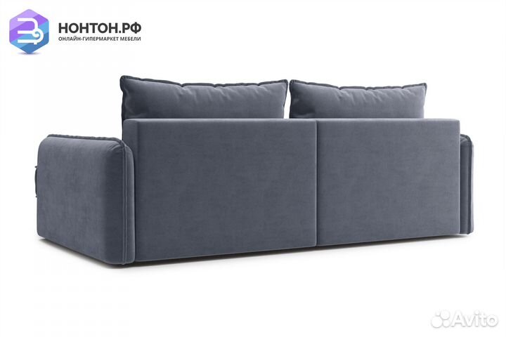 Диван угловой тик-так Антей темно-серый