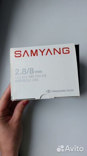 Рыбий глаз объектив samyang 2,8/8 mm