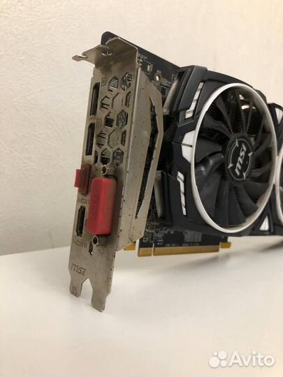 Видеокарта MSI AMD Radeon RX 480 8 Gb armor OC