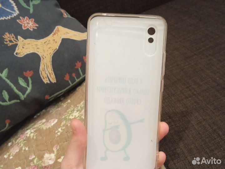 Чехол на redmi 9a женский, с защитой камеры