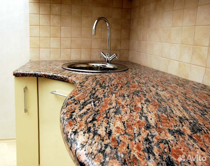 Столешницы, подоконники, ступени из мрамора и гран